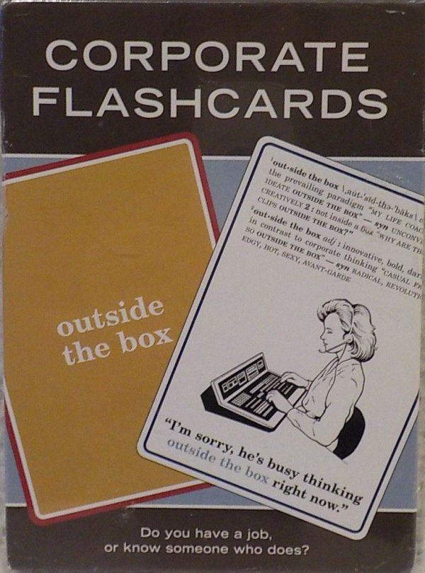 Corporate Flashcards by Knock Knock - Front of Box
